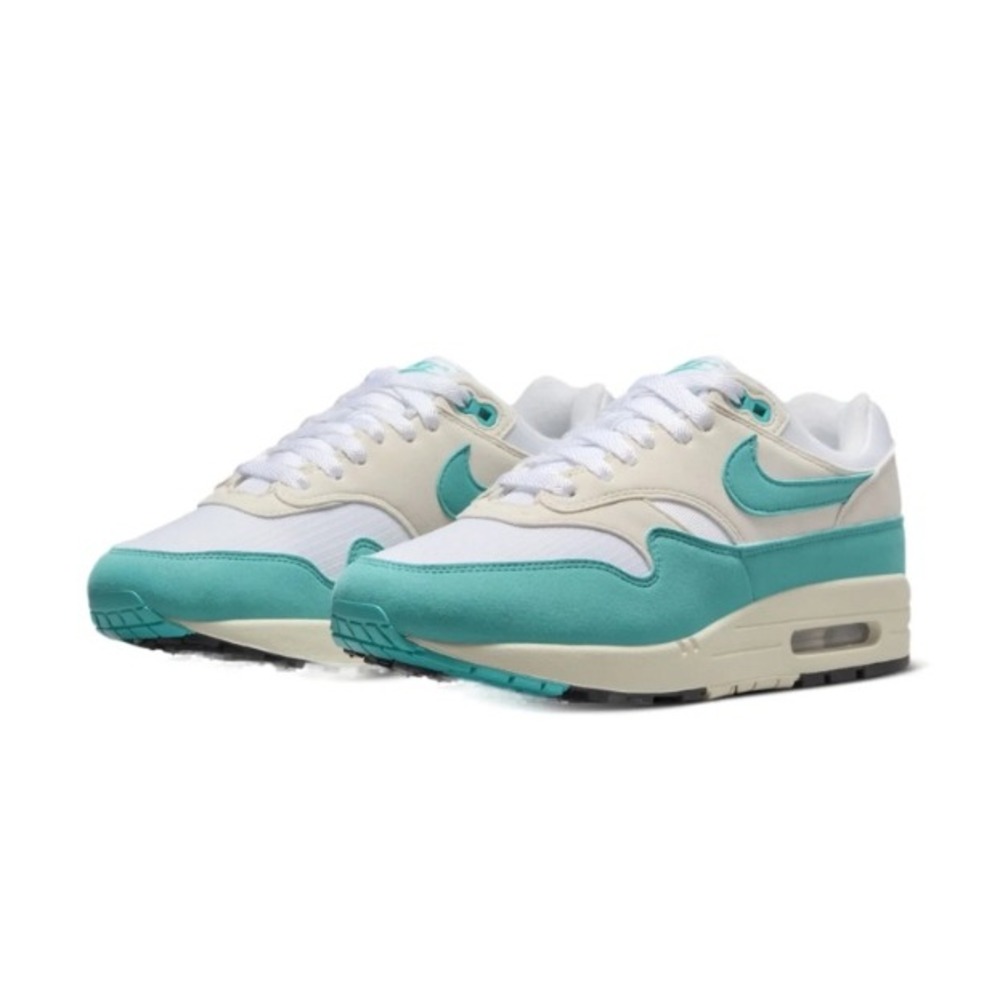 Nike Air‎ Max 1 Dusty Cactus Womens Shoes White Teal Sail DZ2628-107 Size 6.5
